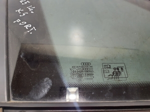 AUDI Q5 (2008–2017) Seitenscheibe hinten (Karosserie) 8R0845299AA - 2