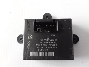   Rear side door control unit 