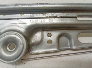Opel Signum (2003–2008) Rear side door window regulator 24451522 - 3