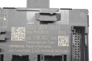 Skoda Octavia III (2013–2019) Front door control unit 5Q4959393E - 2