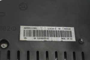 Skoda Fabia MK 2 (2007–2014) Kombiinstrument A2C53111441 - 5