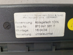 AUDI A3 8P (2003–2012) Sonstiges Innenraumteil 8P0941561F - 4
