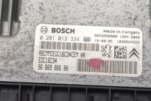 Peugeot 3008 (2009–2016) Engine control unit 9666986680 - 3