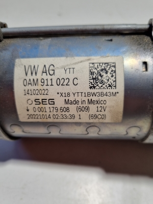Volkswagen Taos I (2021–2026) Starter 0AM911022C - 3