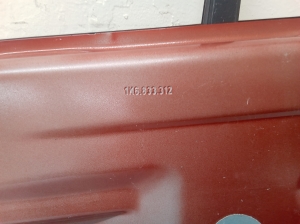 Volkswagen Golf V (2003–2009) Rear side doors 1K6833312 - 2