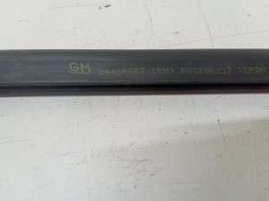 Opel Astra H (2004–2010) Fensterschachtleiste innen Tür hinten 24468027 - 3