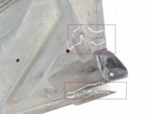 Mercedes Benz B-Class 246 (2011–2017) Underbody shield A2466840300 - 3