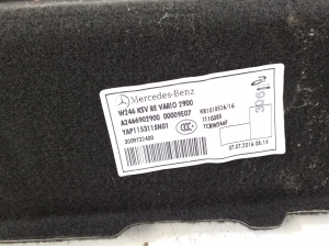 Mercedes Benz B-Class 246 (2011–2017) Trunk side trim panel A2466902900 - 2