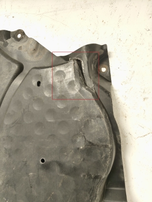 Mercedes Benz C-Class 204 (2007–2014) Front underbody protection A2045203323 - 5