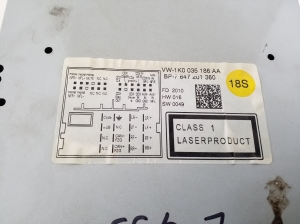 Volkswagen Caddy III (2004–2015) Radio (head unit) 1K0035186AA - 3