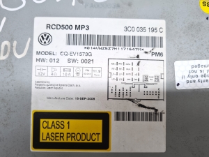 Volkswagen Touran I (2003–2010) Radio (head unit) 3C0035195C - 2