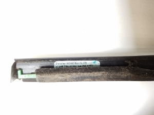 Mercedes Benz B-Class 246 (2011–2017) Rear side door outer window molding A2467350282 - 2