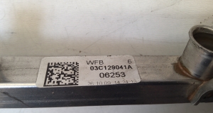Volkswagen Passat B7 (2010–2014) Common Rail Kraftstoffleitung 03C129041A - 4