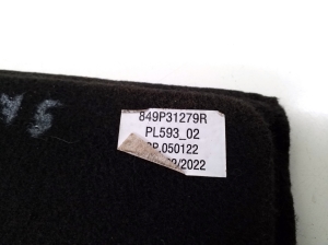 RENAULT Megane E-Tech CMF-EV (2022–2026) Trunk carpet 849P31279R - 3