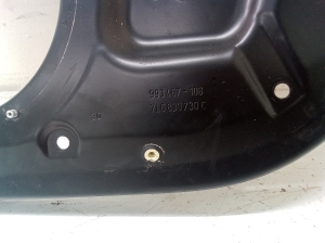 Volkswagen Touareg I (2002–2010) Türrahmen innen hintere Seitentür L7L000098 - 2