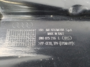 AUDI A4 B9 (2015–2026) Rear underbody shield 8W0825216E - 3