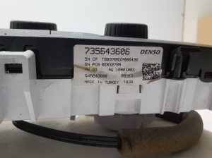 FIAT Tipo (2015–2026) Heater control panel 735643606 - 3