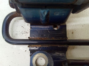 Volkswagen Touran I (2003–2010) Unteres Scharnier Tür hinten 1L0833412A - 3