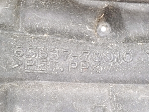 LEXUS NX (2014–2021) Aizmugurējais apakšspārns 6563778010 - 4