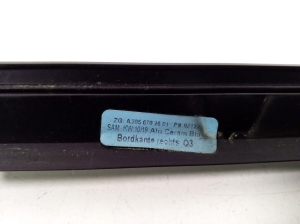 Mercedes Benz C-Class 205 (2014–2021) Rear quarter window outer molding A2056702601 - 3