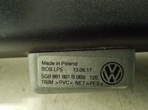 Volkswagen Golf VII (2012–2026) Kofferraumnetz 5G9861691B - 3
