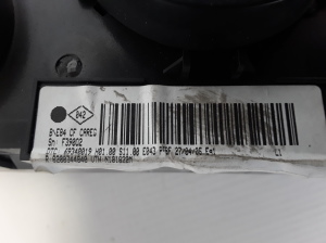RENAULT Megane II (2002–2009) Heater control panel 8200344840 - 6