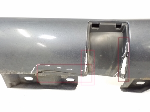 Mercedes Benz SLK-Class 172 (2011–2026) Schwellerverkleidung außen A1726980054 - 4