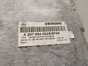 Mercedes Benz E-Class W207 (2009–2017) Cita bagāžnieka iekšpuses detaļa a2076940525 - 3