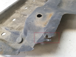 TOYOTA Avensis Verso M2 (2001–2009) Front underbody protection 5141044010 - 4