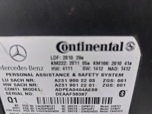Mercedes Benz GL-Class 166 (2012–2015) Control unit A2319002203 - 2