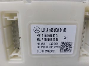 Mercedes Benz ML-Class 166 (2011–2015) Comfort control module A1669003408 - 3