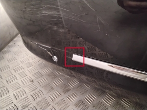 Mercedes Benz C-Class 205 (2014–2021) Tagumine kaitseraud A2058850138 - 2