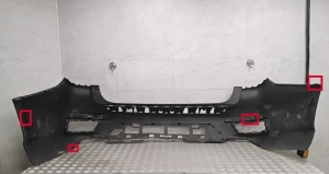 Mercedes Benz GL-Class 166 (2012–2015) Heckstoßstange A1668856725 - 2