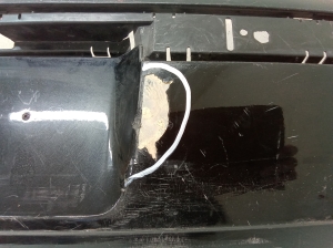 Volkswagen Polo IV (2001–2009) Rear bumper 6Q6807421 - 6