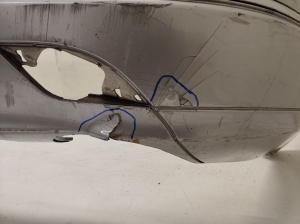 Mercedes Benz C-Class 204 (2007–2014) Heckstoßstange A2048851025 - 4