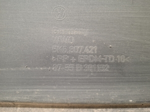Volkswagen Golf VI (2008–2013) Heckstoßstange 5K6807421 - 7