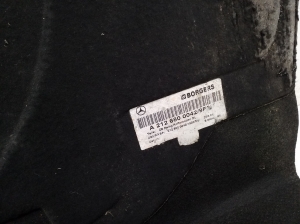 Mercedes Benz CLS-Class 218 (2011–2018) Trunk carpet A2126800042 - 2