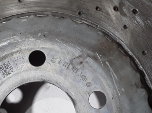 Mercedes Benz GLC-Class 254 (2022–2026) Rear brake disc A2234233400 - 3
