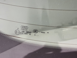 AUDI A4 B9 (2015–2026) Lunette arrière 8W9845501E - 2