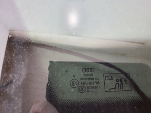 AUDI A4 B9 (2015–2026) Rear quarter glass 8W9845297J - 2