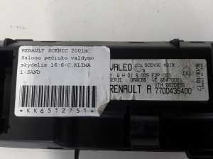 RENAULT Scenic (1996–2003) Heater control panel 7700435400 - 5
