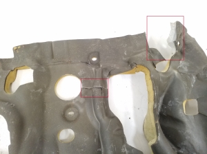 Mercedes Benz ML-Class 166 (2011–2015) Schalldämmung A1666820828 - 4