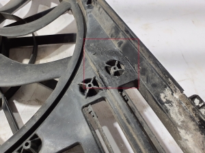 Porsche Cayenne (2010–2017) Dzesēšanas ventilators un tā daļas 7P0121207B - 4