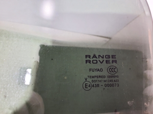 Land Rover Evoque (2011–2018) Aizmugurējo sānu durvju stikls LR026715 - 2