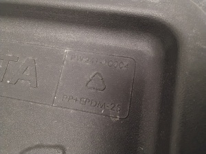 TOYOTA CHR (2016–2026) Trunk carpet PW24110004 - 2