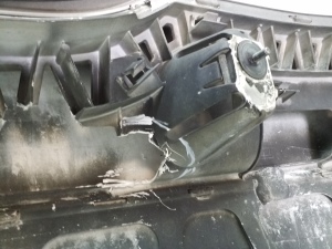 Mercedes Benz S-Class 221 (2005–2013) Tagumine kaitseraud ja selle osad (komplekt) - 7