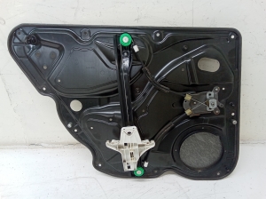 Volkswagen Passat B6 (2005–2010) Rear side door window regulator frame 3C4839756 - 4
