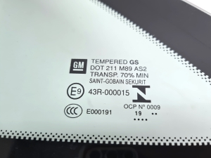 Opel Crossland X X 75 (2017–2026) Seitenscheibe hinten (Karosserie) 13478713 - 2