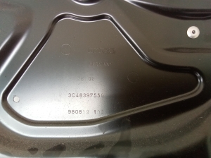 Volkswagen Passat B6 (2005–2010) Türrahmen innen hintere Seitentür 3C4839755G - 4