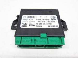 Opel Crossland X X 75 (2017–2026) Parking system control unit 9819360080 - 2